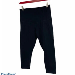 Zella cropped yoga workout pants mesh back M